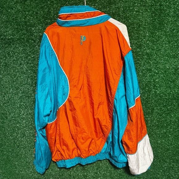 Pro Player Vibrant Orange Jacket with Blue Details - Picture 5 of 5